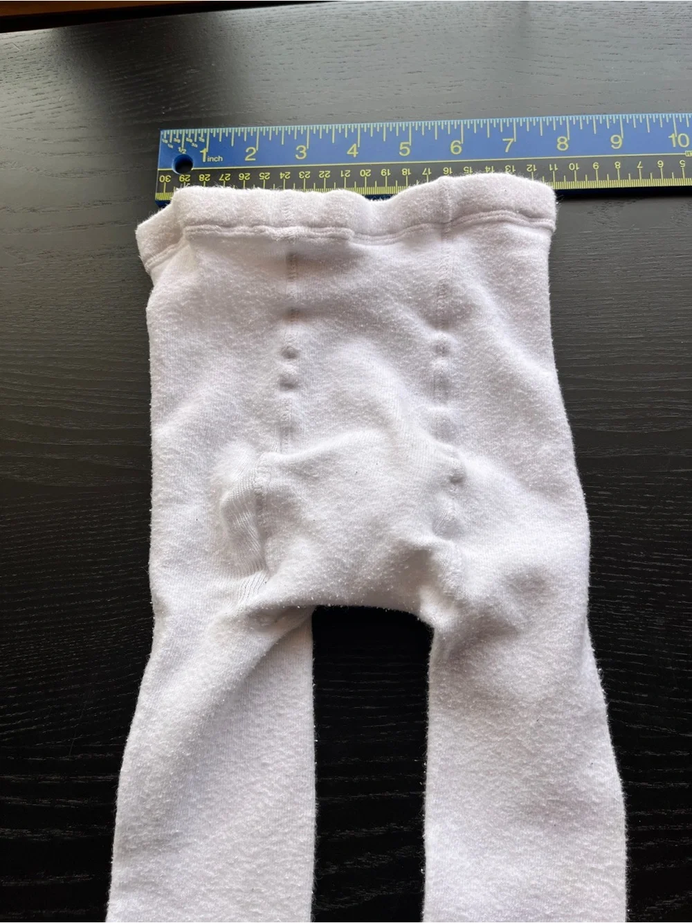 Tights white knit